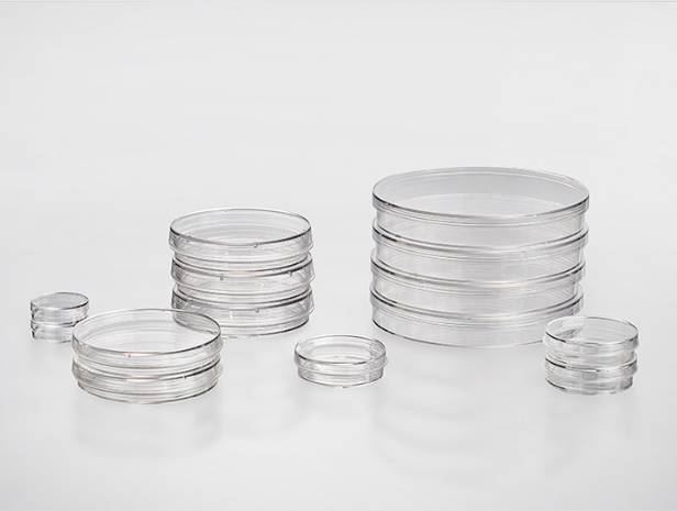 10cm Standard Treated Tissue Culture dishes, Sterilized, Case of 300